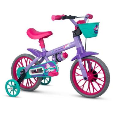 Imagem de Bicicleta Infantil Aro 12 Com Rodinhas Cecizinha - Caloi