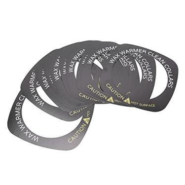 Imagem de 10 Peças De Colar Aquecedor De Cera, Coleiras Limpas De Aquecedor De Cera, Acessórios De Máquina De Cera Para A Maioria Dos Aquecedores De Cera De Tamanho Padrão, Anel Protetor De Aquecedor De Cera Pr