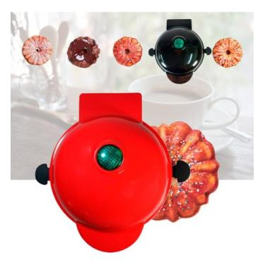 Imagem de Generic Máquina de Fazer Bolos e Doces - Fabrica Waffle, Rosquinhas, Donuts e Mini Bundt Cake - Aço Inoxidável Moderno - Prato para Waffle, Rosquinhas, Donuts e Mini Bundt Cake
