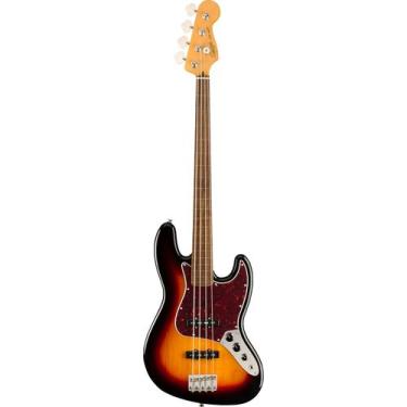Imagem de Baixo Fender Squier Classic Vibe 60S Jazz Bass Fretless 3 Color Sunbur