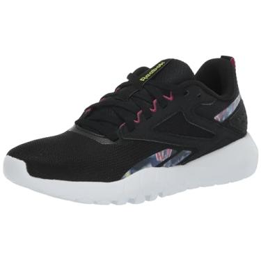 Imagem de Reebok Tênis feminino Flexagon Energy Tr 4, Core Black/Acid Yellow/Semi Proud Pink, 38