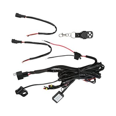 Imagem de Kit de Cablagem de Luz LED 12V Interruptor Liga/Desliga Controle Remoto para Motocicletas Off Road ATVs