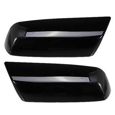 Imagem de Motoforti Capa do espelho retrovisor do lado esquerdo direito, substituição da tampa do espelho, para Chevrolet Silverado para GMC Sierra 2014-2019, nº 84830450/84830455, preto brilhante, 1 par