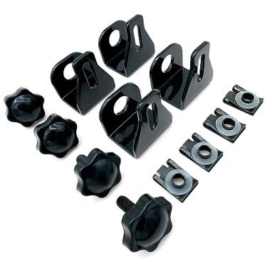 Imagem de IronHorse Black Saddlebag Locks Saddle Bag Lock Theft Dissuasor Parafusos de Montagem Anti-roubo para Harley Davidson Touring Street Glide Electra Glide Road King Road Glide 1993-2023