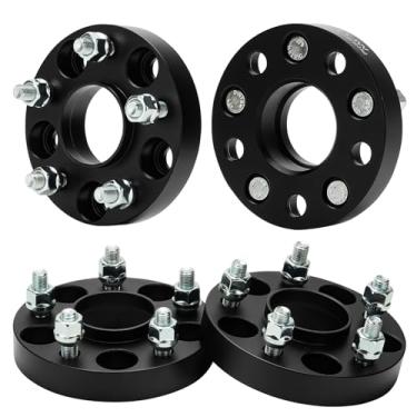 Imagem de Youxmoto 4 peças 5 x 4,5 2,5 cm espaçadores de roda Hubcentric adaptadores de roda 64,1 mm para Honda Accord Civic CR-V CR-Z, apto para Acura CL ILX RSX TLX TSX MDX com pinos de 12 x 1,5