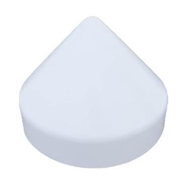 Imagem de Tampa de pilão estilo cone para doca marinha (branca, 19 cm)