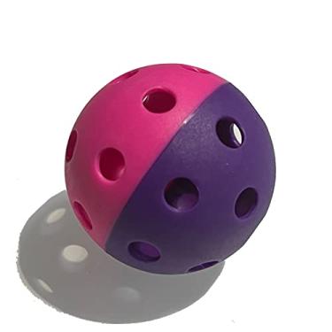 Imagem de MaxBP Bola de treinamento tamanho de golfe (96 unidades rosa dividido/roxo)