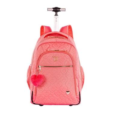 Imagem de Mochila Sestini Com Carrinho Capricho Crush Pêssego-Unissex