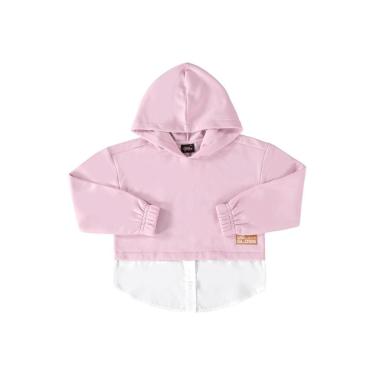 Imagem de Blusão em Moletom e Tricoline Juvenil Gloss-Feminino