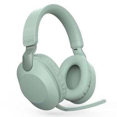 Imagem de Waillynice Os novos fones de ouvido MS-B2 sem fio Bluetooth 5.1 podem ser girados e dobrados com cancelamento de ruído, microfone baixo, música, jogos, fone de ouvido (verde sem caixa)