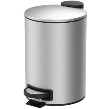 Imagem de Lixeira 12 Litros Em Aço Inox Com Pedal e Balde Spin Brinox