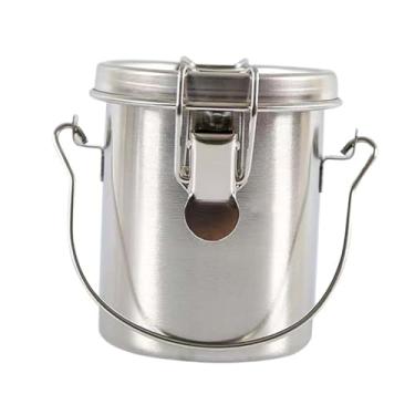 Imagem de Colaxi Arruela de escova de aço inoxidável com tampa, tela de filtro pequena escova de pintura portátil limpador para artistas iniciantes de pintura a óleo