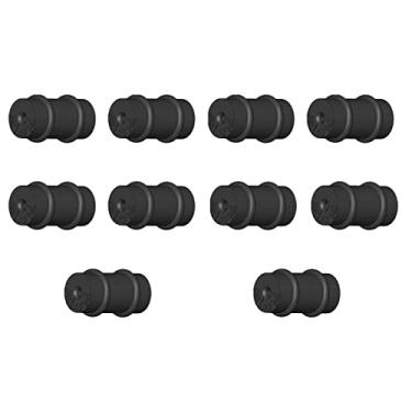 Imagem de 10 ou 50 peças de silicone para de silicone envoltório da armação do cabo de freio anéis O-rings kits de, Preto 10 pc RC125