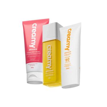 Imagem de Kit Skincare Creamy Protetor Solar FPS 60 + Ácido Lático + Calming Body Cream