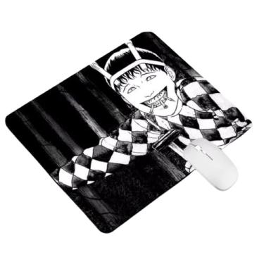 Imagem de Junji Ito Souichi Tsujii japonês terror mangá Tomie Uzumaki tapete de rato antiderrapante para jogos computador portátil 18 x 22 cm