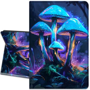 Imagem de Capa para Samsung Galaxy Tab A7 Lite de 8,7 polegadas 2021 (SM-T220/T225/T227), capa fina com suporte inteligente multiângulo com função hibernar/despertar automática para Galaxy Tab A7 Lite, floresta