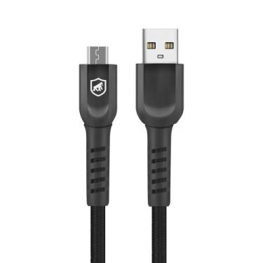 Imagem de Cabo Dual Shock Preto Tipo C  Type C  Usb C ( 2 metros )  - Gshield
