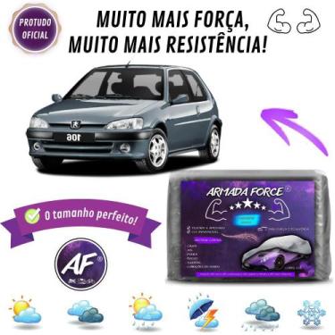 Imagem de Capa De Cobrir Carro Peugeot 106 Sem Forro Impermeável Armada Force - 