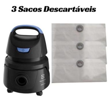 Imagem de Sacos Aspirador De Pó Electrolux tipo Hidrolux Awd01 C/3UN - ORIPLAST