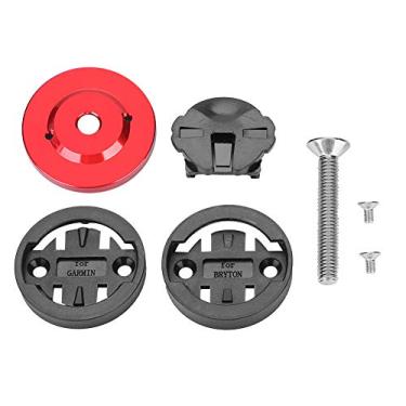 Imagem de Tampa Superior da Haste do Computador de Bicicleta, Suporte de Montagem para Olho de Gato, Bryton, Liga de Alumínio, ViGPSPORT, Bicicletas de Montanha (Vermelho)