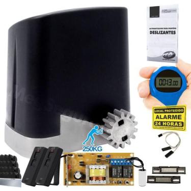 Imagem de Kit Motor Ppa Portão Eletrônico Deslizante 1/4 Cv 4m Crem 250kg, 220V
