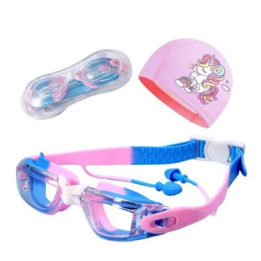 Imagem de Kit Óculos e Touca de Natação Infantil Hero Band Coleção Cores - Pools