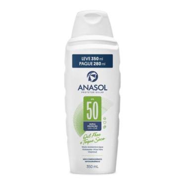 Imagem de Protetor Solar Anasol FPS 50 Oil Free e Toque Seco Leve 350ml e Pague 