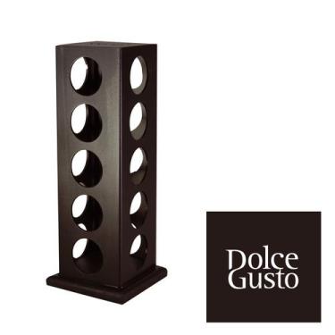Imagem de Porta Capsula para caspulas modelo Dolce Gusto Preto feito em Mdf - De