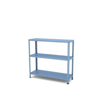 Imagem de Estante de Aço Multiuso Baixa Pandin 90 cm Azul Dali