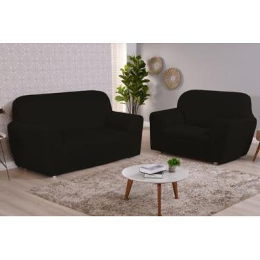 Imagem de Capa de sofa 3x2 lugaresColadinha Malha gel - ibitinga confecçoes, pre