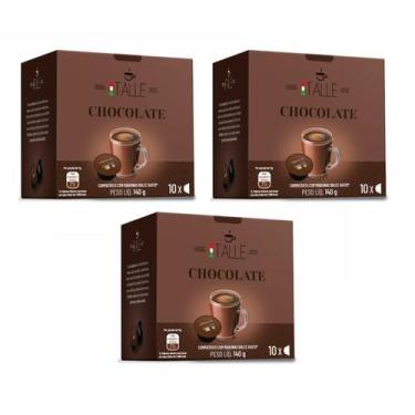 Imagem de Capsulas Dolce Gusto Café Italle Chocolate Gourmet 3 Caixas