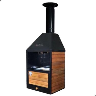 Imagem de Churrasqueira de Parede e Bancada Wall Plus Vulkania Grill a Carvão - 