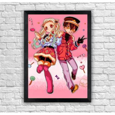Imagem de Quadro Jibaku Shounen Toilet-bound Hanako-kun com Moldura E Acetato Ta