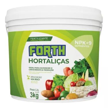 Imagem de Fertilizantes Forth Hortaliças Balde 3 kg Crescimento Produção NPK+9