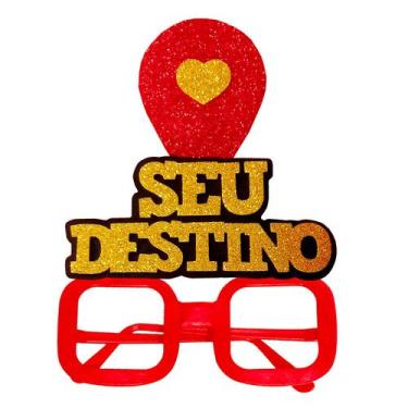 Imagem de Óculos de Carnaval Sem Lentes - Seu Destino - Piffer
