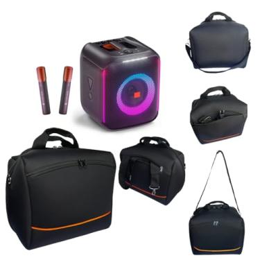 Imagem de Case Capa bolsa para Jbl Partybox Encore e Essential Com Bolso Espaçoso E Alça Transporte Aveludado Macio Resistente