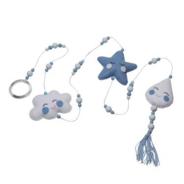 Imagem de Pingente De Cortina Chuva De Amor Azul Quarto Bebê Infantil Menino - P