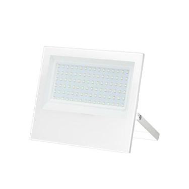 Imagem de Refletor Taschibra Led TR Slim 100W 3000K Branco Bivolt