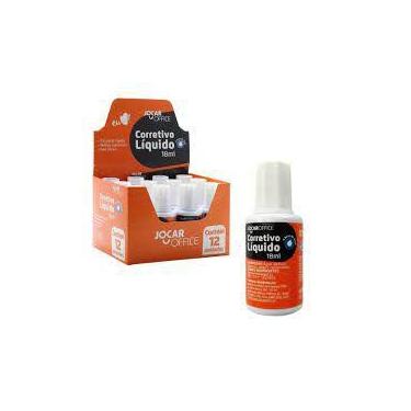 Imagem de Corretivo Liquido Jocar Office/Leo&Leo 18ml 12 Unidades a Base Dàgua -