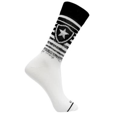 Imagem de Meia Masculina Esportiva Botafogo Cano Médio Algodão Rikam 73500, Bota