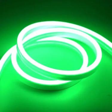 Imagem de KIT Fita 5 metros Led Neon Silicone Corte 2,5cm Flex 12v Alto Brilho V