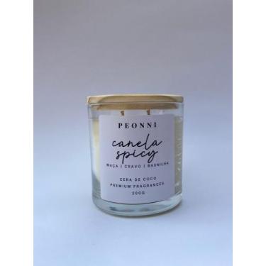 Imagem de Vela Perfumada Aromática Canela Spicy 200g - Peonni