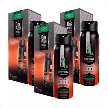 Imagem de Kit 3 D-fense Pro One Push Ambiente Inseticida-250ml Lançamento! - HAX