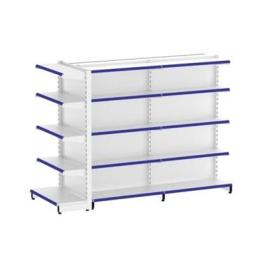 Imagem de Gôndola Central Prateleira 1 Inicial e 1Continuação e 1Ponta - ELITE A