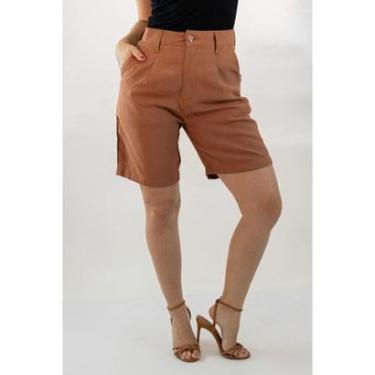 Imagem de Bermuda Feminina Mom Alfaiataria Várias Cores Anticorpus-Feminino