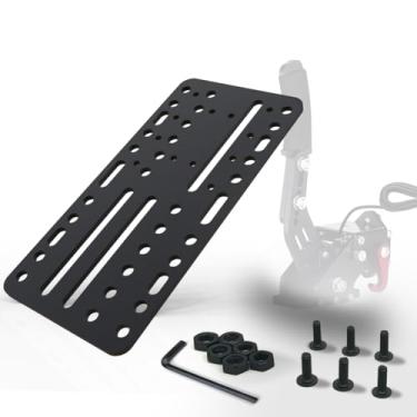 Imagem de For Racing Game G25/27/29 T500 Windows 14 Bit Pc Usb Game Handbrake Sim Card,Compatible with Logitech Driving Force Shifter, Thrustmaster TH8A Shifter,Universal Desk/Chair Mount Bracket Plate