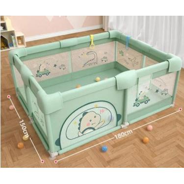 Imagem de Cercadinho Grade De Proteção Infantil Desenho Chiqueirinho - Pró baby,