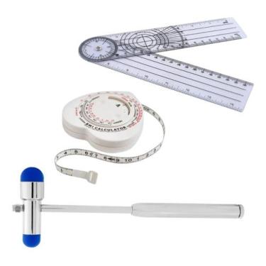Imagem de Kit Estudante Acadêmico Saúde Goniômetro + Fita Antropométrica + Marte