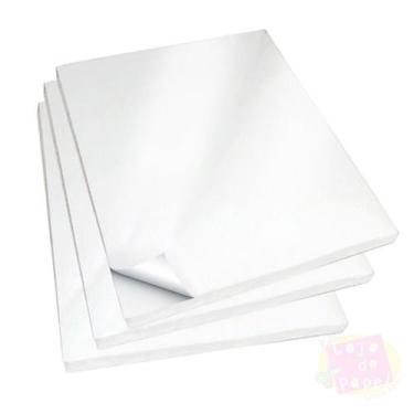 Imagem de Papel Fotográfico A4 - Adesivo Brilhante 135g (20UN) - Loja do Papel