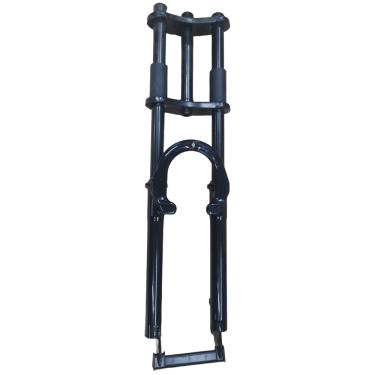 Imagem de Garfo Suspensao Amortecedor Shiver 26 21.1 Com Rosca Dh Freio A Disco Preto Reforçado Lançamento